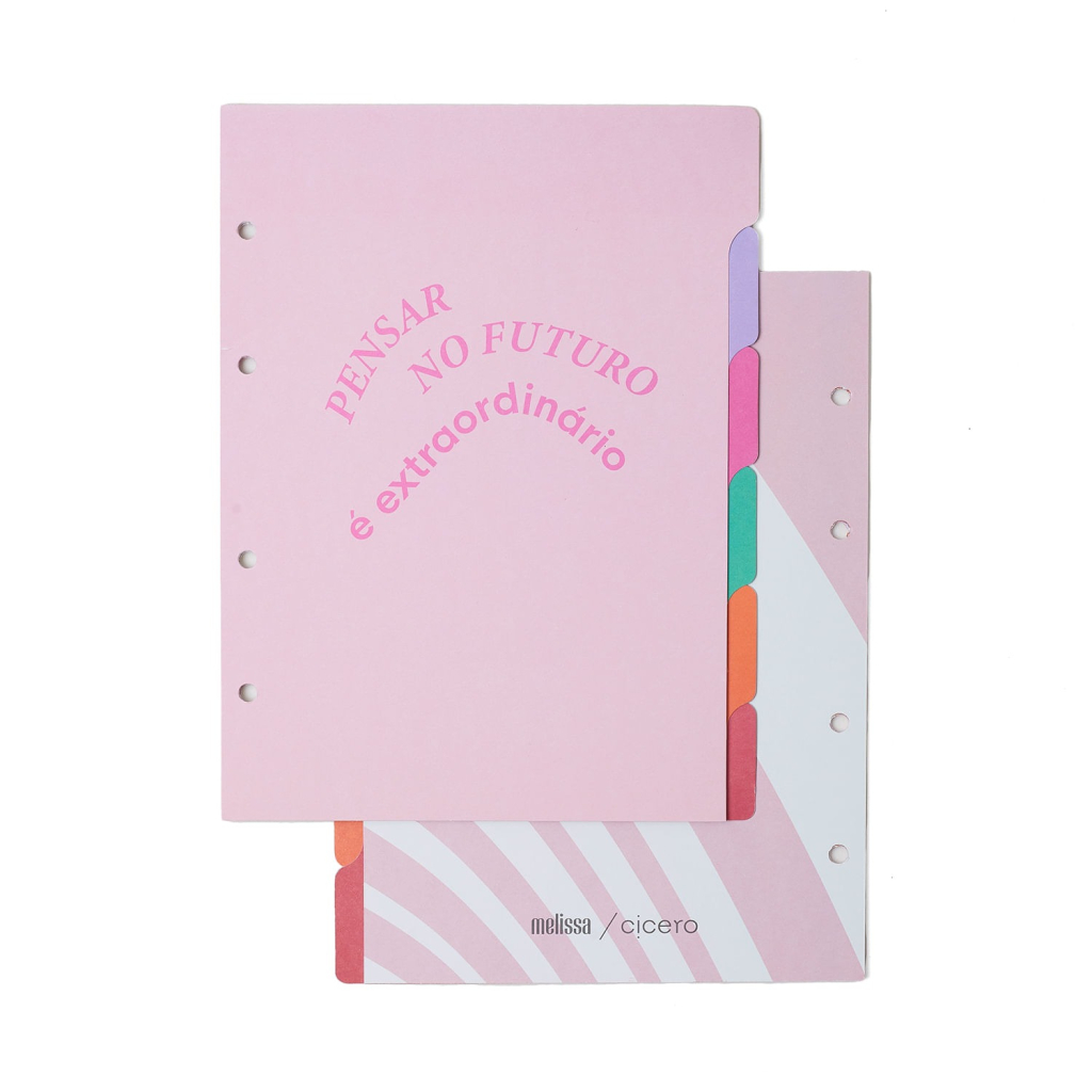 CADERNO CRIATIVO ARGOLADO MELISSA PAUTADO 17X24 CASINHA DAS ABELHAS