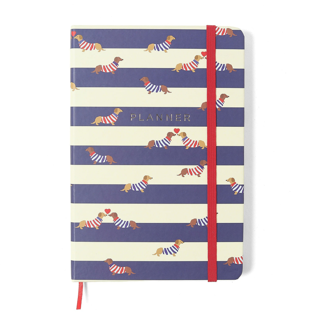 PLANNER PERMANENTE CADERNETA PRAIA 14X21 CACHORROS