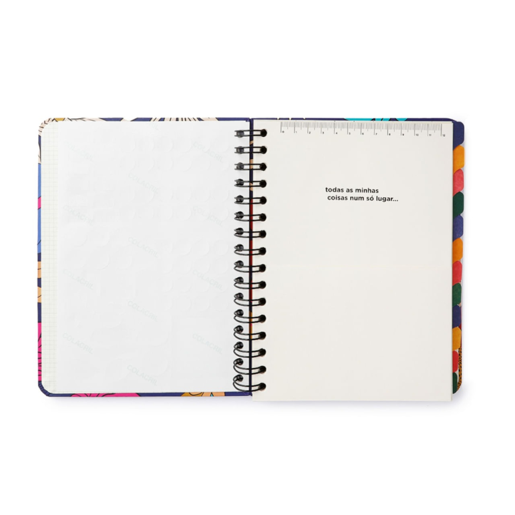 PLANNER PERMANENTE WIRE-O BOSSA NOVA SEMANAL NOTAS A5 BOEMIA