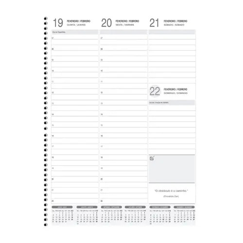 AGENDA ANUAL ESPIRAL 64F - EASY WEEK