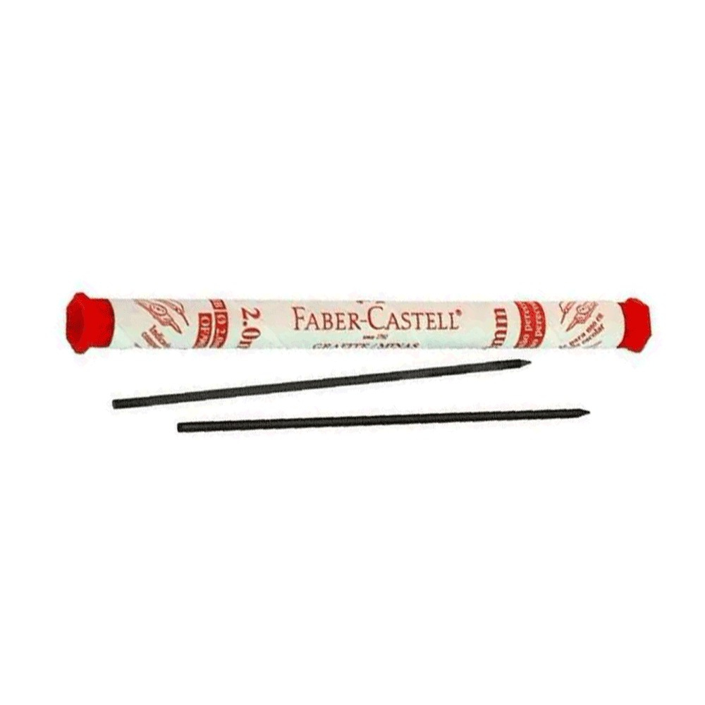 GRAFITE 2.0MM 2,0 HB 12TUBOSX06MINAS - FABER-CASTELL