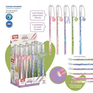 CANETA GEL APAGÁVEL TRIS AMULETO 0.7