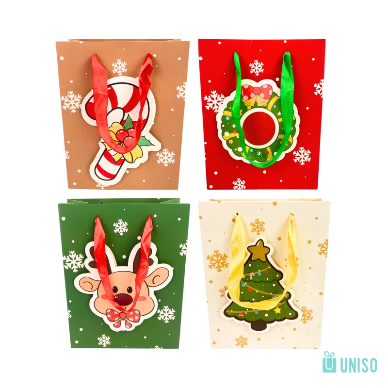 SACOLA DE PRESENTE MERRY XMAS TAM. P