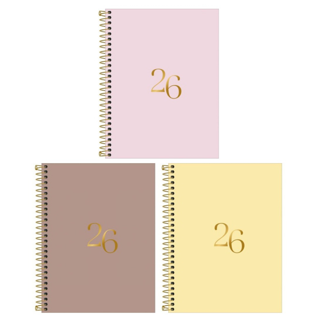 AGENDA ESPIRAL VANILLA M7