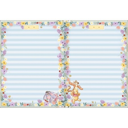 CADERNO LUXO COLEGIAL POOH 80F