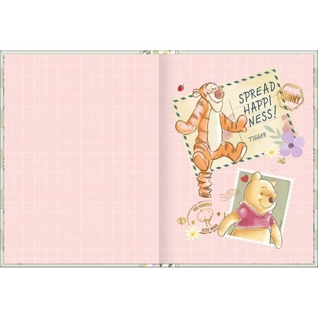 CADERNO LUXO COLEGIAL POOH 80F