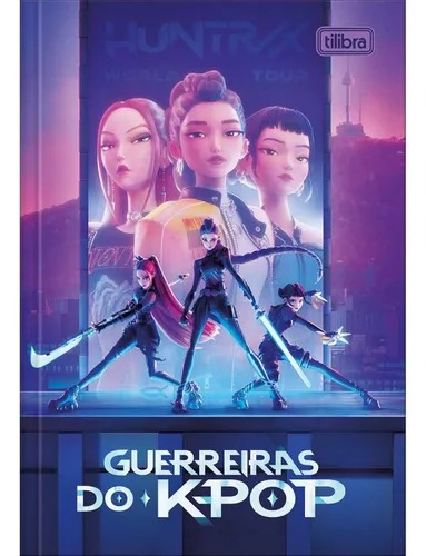 CADERNO BROCHURA GUERREIRAS KPOP 80F