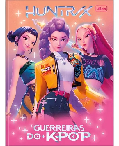 CADERNO BROCHURA GUERREIRAS KPOP 80F