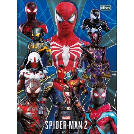 CADERNO BROCHURA SPIDER GAME 80F