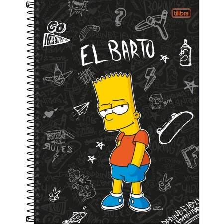 CADERNO UNIVERSITÁRIO SIMPSONS 1M 80F