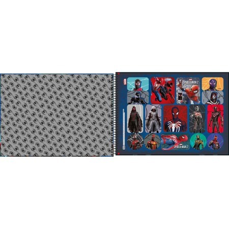 CADERNO CARTOGRAFIA SPIDER GAME 80F