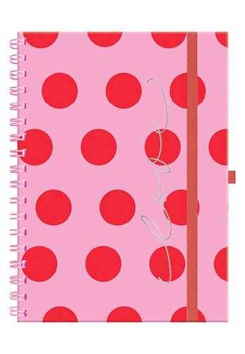 CADERNO COLLEGE PINK POA CAPA DURA 80FLS (170X235MM) molin