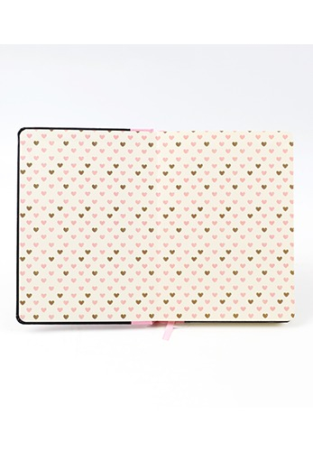 CADERNO LOVESKINE BLACK HEART CAPA DURA 96FLS (142X205MM)