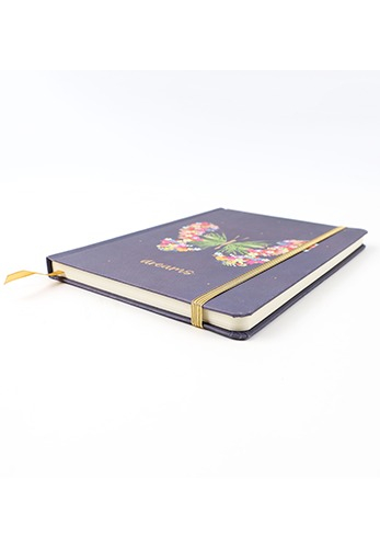 CADERNO LOVESKINE BORBOLETAS - CAPA DURA 96FLS (142X205MM)