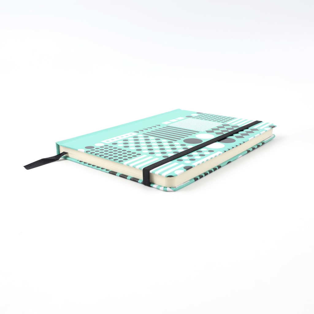 CADERNO LOVESKINE GREEN DOTS CAPA DURA 96FLS (142X205MM)