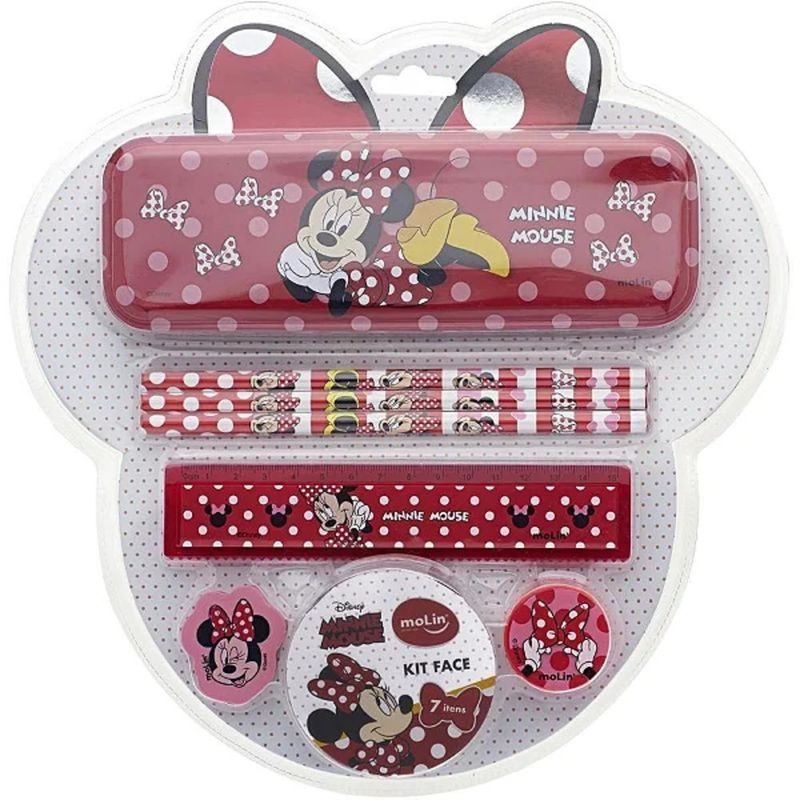 KIT FACE MINNIE - 7 ITENS