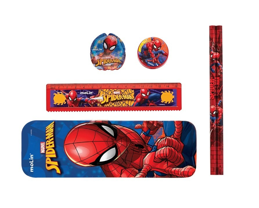 KIT FACE SPIDERMAN - 7 ITENS