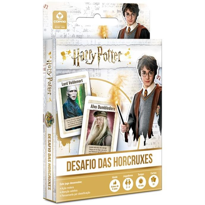 JOGO DE CARTAS HARRY POTTER DESAFIO HORCRUXES - COPAG