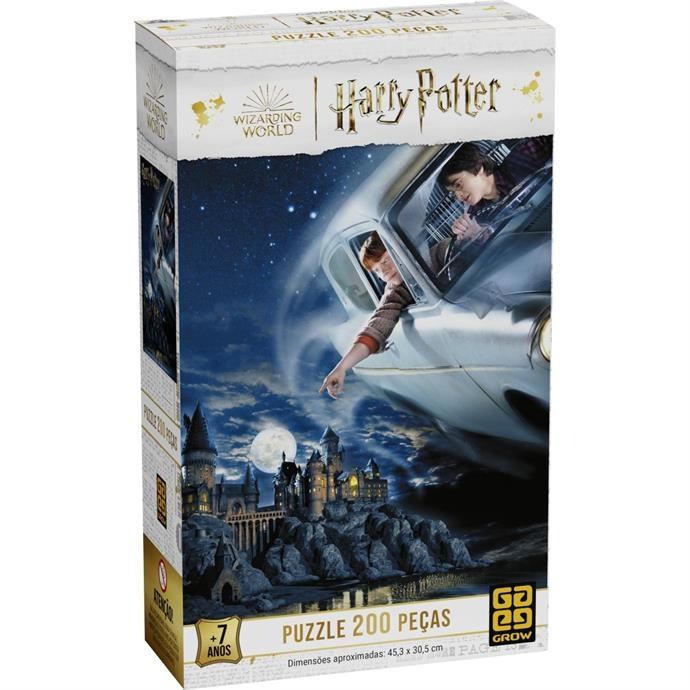 QUEBRA-CABECA CARTONADO HARRY POTTER 200 PECAS