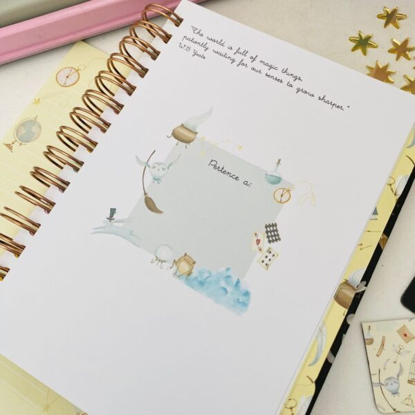 Caderno Wire-o Reposicionavel - Magia (Harry Potter)