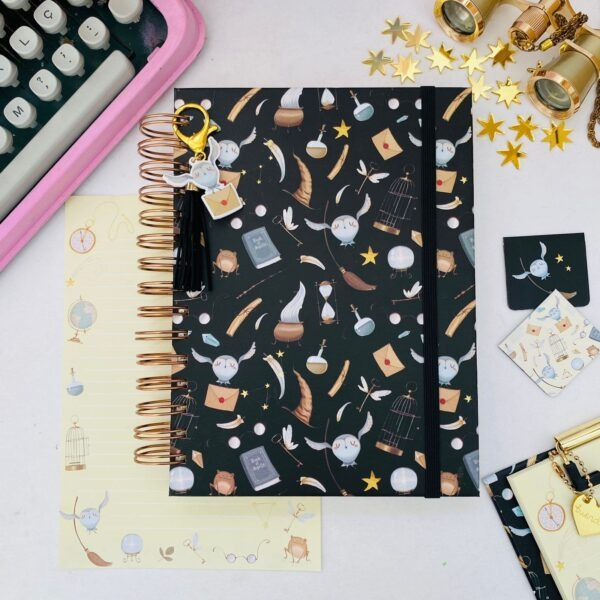 Caderno Wire-o Reposicionavel - Magia (Harry Potter)