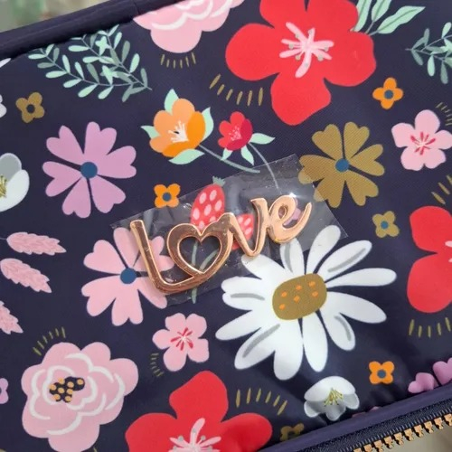 ESTOJO LOVE FLOWERS (23X15X5CM)