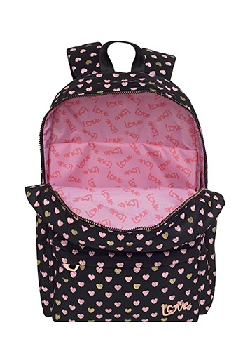 MOCHILA LOVE BLACK HEART