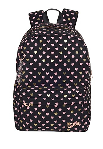 MOCHILA LOVE BLACK HEART