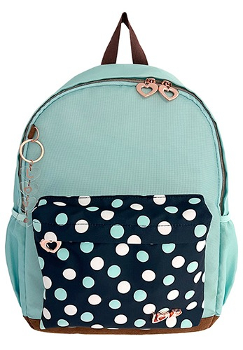 MOCHILA LOVE GREEN DOTS
