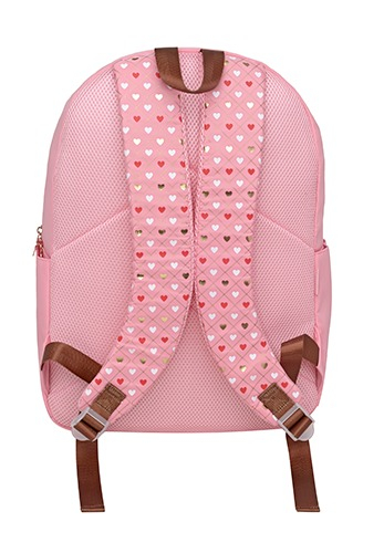 MOCHILA LOVE HEART PINK