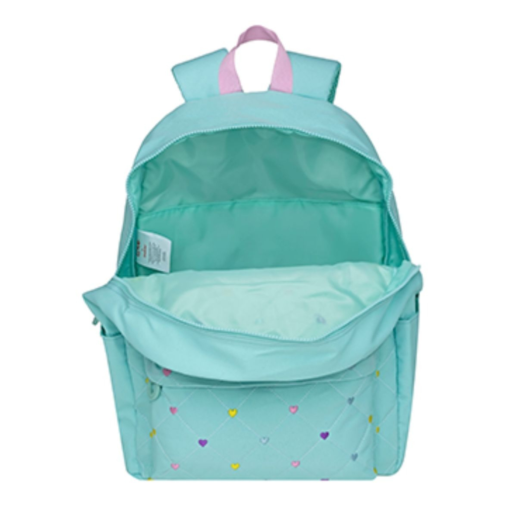 MOCHILA SWEET LOVE HEART GREEN