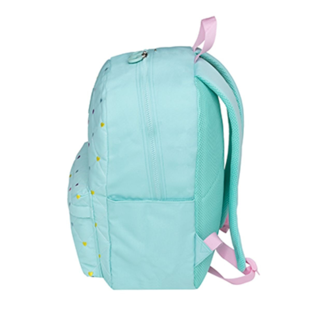 MOCHILA SWEET LOVE HEART GREEN