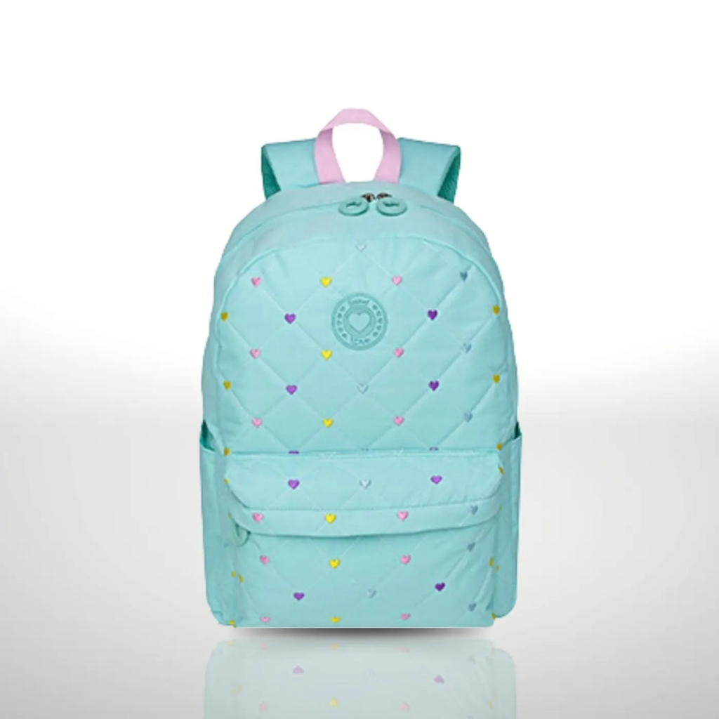MOCHILA SWEET LOVE HEART GREEN