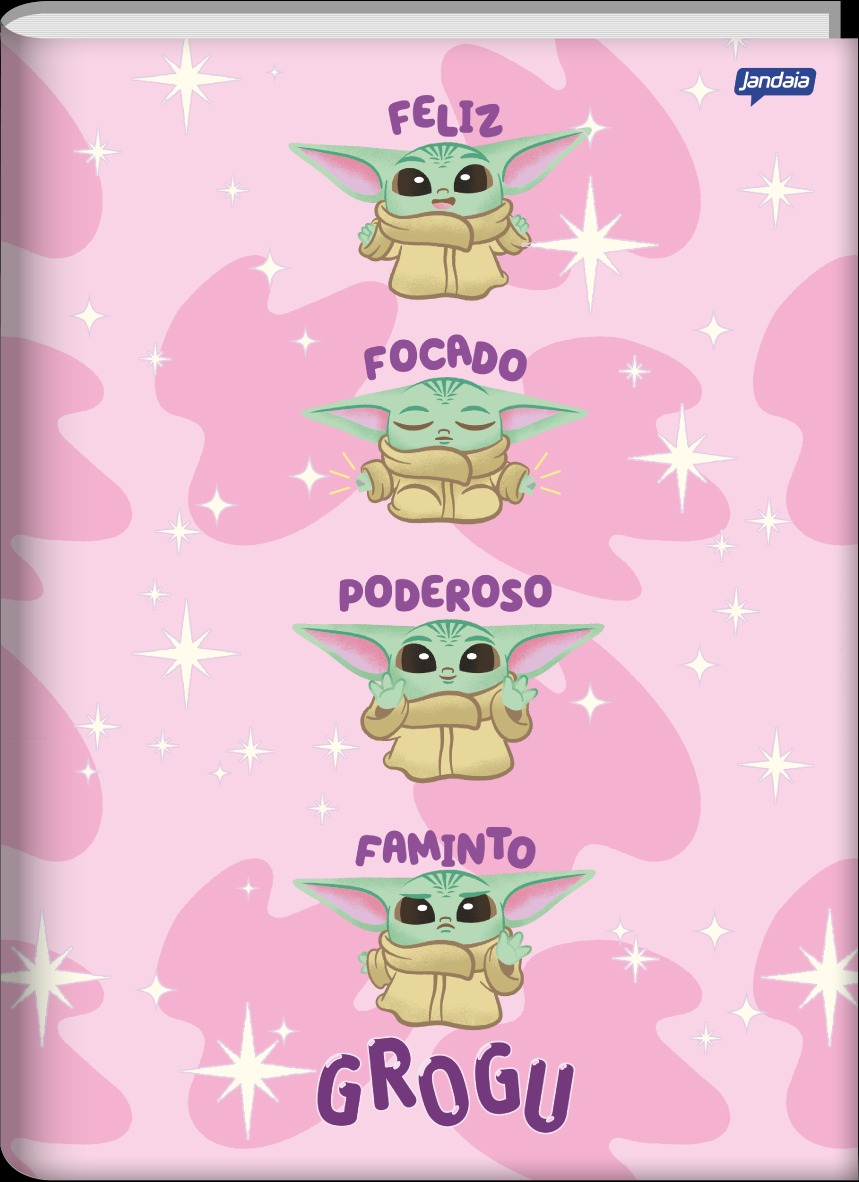 CADERNO BROCHURA 1/1 80FLS GROGU