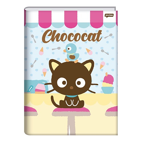 CADERNO BROCHURA 1/1 80FLS HELLO KITTY E AMIGOS