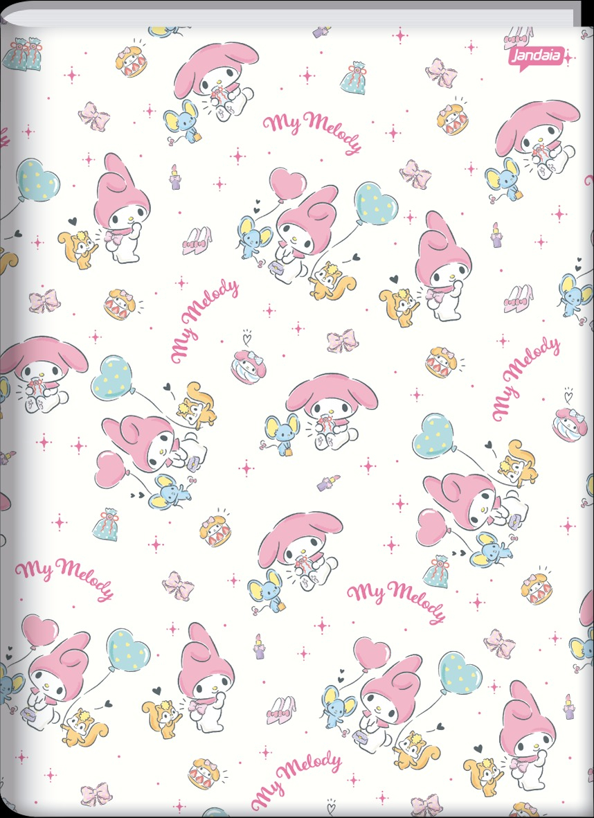CADERNO BROCHURA 1/1 80FLS MY MELODY