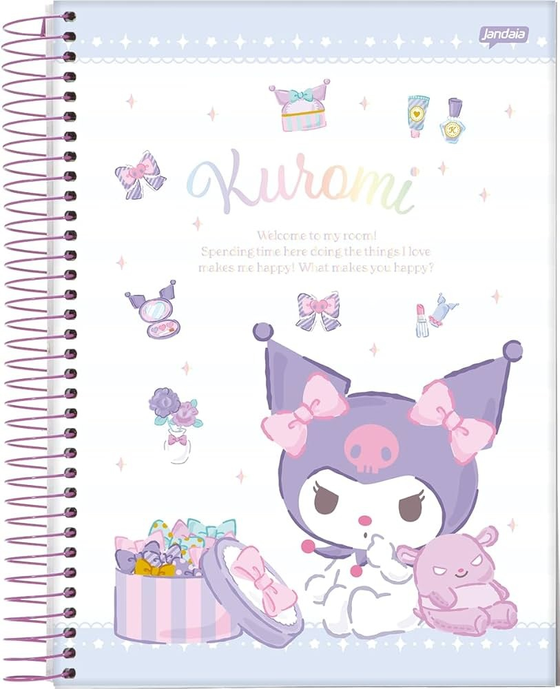 CADERNO ESPIRAL 1/1 80FLS KUROMI
