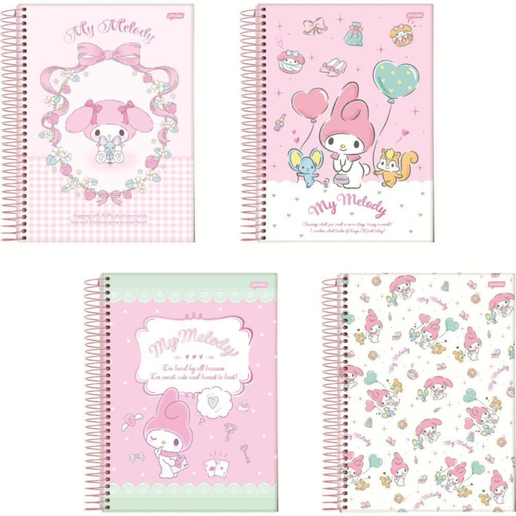 CADERNO ESPIRAL 1/1 80FLS MY MELODY