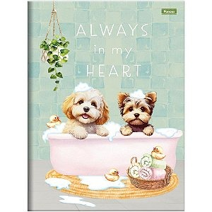 CADERNO BROCHURA 1/4 80F FURFRIENDS