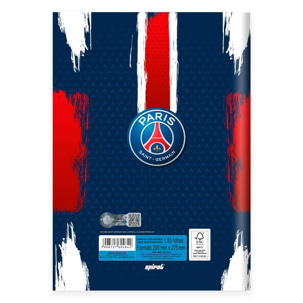 CADERNO BROCHURA 1/1 80F PARIS SAINT GERMAIN PSG