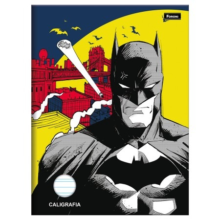 CADERNO CALIGRAFIA 40F BATMAN