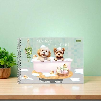 CADERNO CARTOGRAFIA DESENHO 80F FURFRIENDS