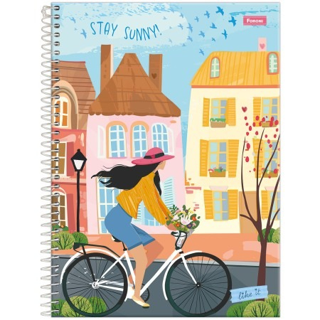 CADERNO UNIVERSITARIO 1/1 80F LIKE IT