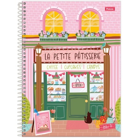 CADERNO UNIVERSITARIO 1/1 80F LIKE IT