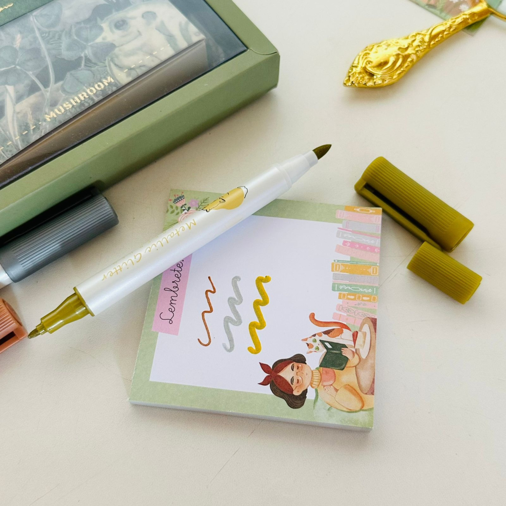 Kit com 6 Marca Texto Aromas de Chá