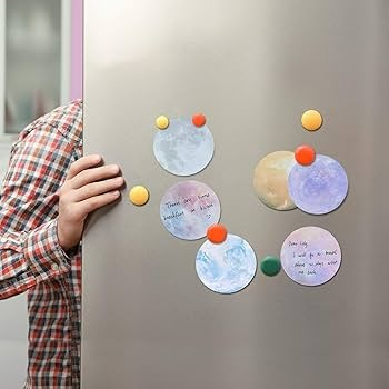 Sticky Note Lua e Planetas