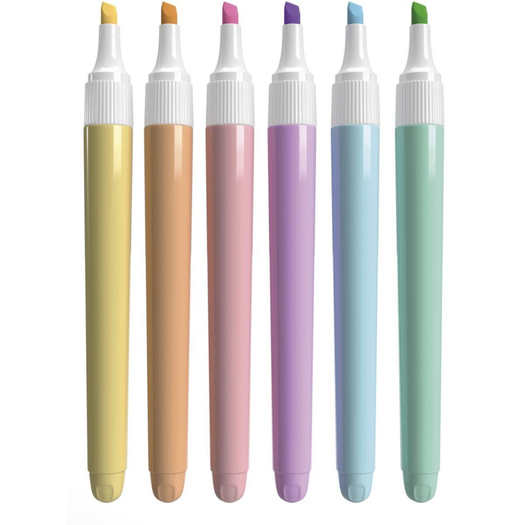 KIT MARCA TEXTO CIS LUMINI LITE - 6 CORES PASTEL