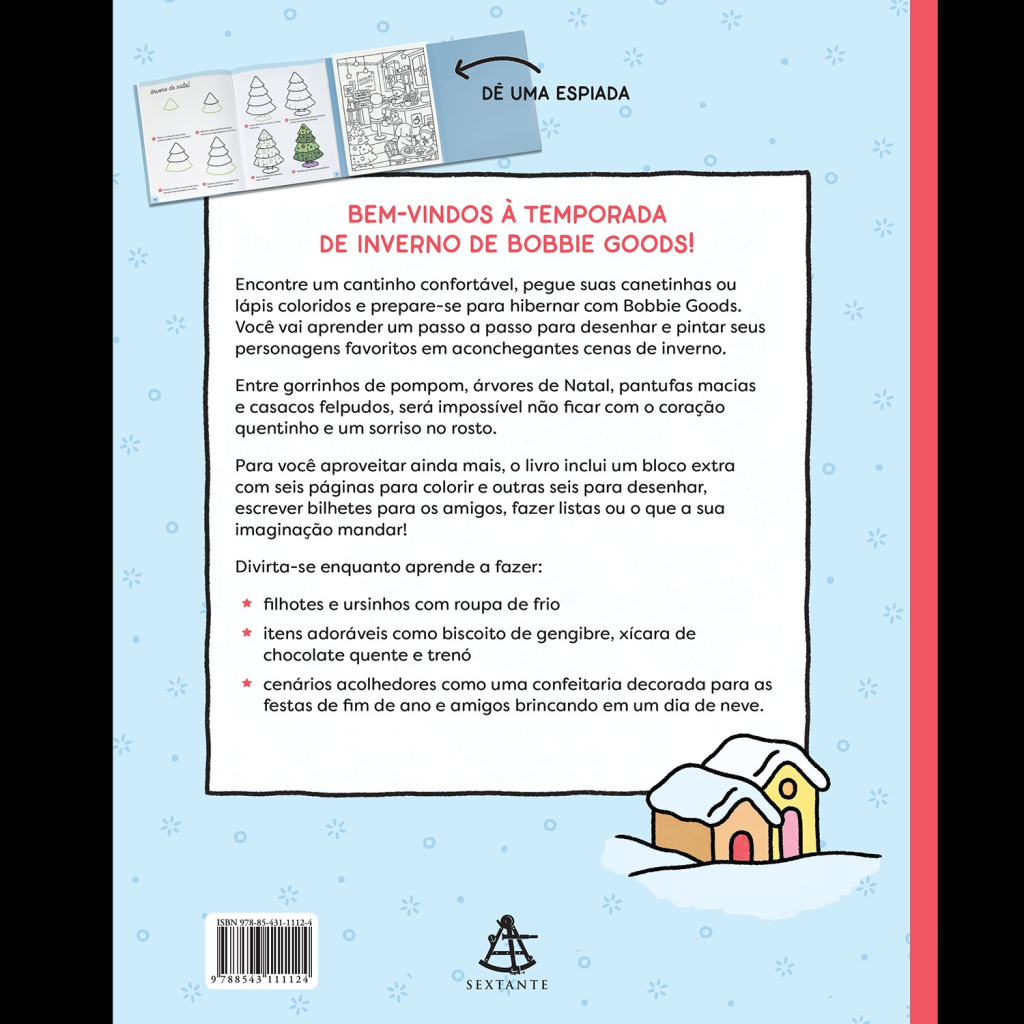 CORES E DESENHOS PARA AQUECER O CORACAO   LIVRO DE COLORIR OFICIAL BOBBIE GOODS