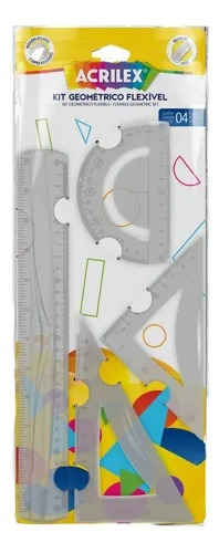 KIT GEOMETRICO FLEX TRANSPARENTE