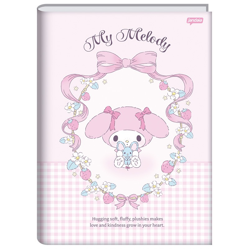 CADERNO BROCHURA 1/4 80FLS MY MELODY